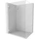 Mexen Lunar ścianka prysznicowa Walk-in lewa 90 x 200 cm, transparent 8 mm, biała - 830-090-000-20-00-L