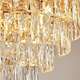 Toolight Lampa Wisząca z Kryształami G056-CP 50cm Złota, 5 image