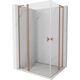 Mexen Mist L Duo kabina prysznicowa uchylna 115 x 95 cm, transparent, miedź szczotkowana - 8A4L-115-095-65-00