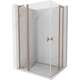 Mexen Mist L Duo kabina prysznicowa uchylna 100 x 95 cm, transparent, miedź szczotkowana - 8A4L-100-095-65-00