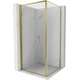 Mexen Exo kabina prysznicowa składana 90 x 90 cm, transparent, złota - 816-090-090-50-00