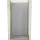 Mexen Exo drzwi prysznicowe uchylne 100 cm, transparent, złote - 817-100-000-50-00