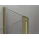 Mexen Mist L drzwi prysznicowe uchylne 145 cm, transparent, złote - 8A4L-145-001-50-00, изображение 4