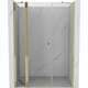Mexen Mist drzwi prysznicowe uchylne 140 cm, transparent, złote - 8A4-140-001-50-00