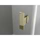 Mexen Mist drzwi prysznicowe uchylne 160 cm, transparent, złote - 8A4-160-001-50-00, изображение 3