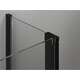Mexen Mist drzwi prysznicowe uchylne 75 cm, transparent, czarne - 8A4-075-000-70-00, изображение 4