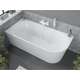 Mexen Mia wanna wolnostojąca narożna lewa 170 x 80 cm, biała, przelew biały - 52691708000L-20, изображение 3