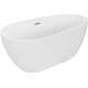 Mexen Eos wanna wolnostojąca 150 x 75 cm, biała, przelew chrom - 52471507500-01