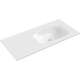Mexen Vela umywalka wpuszczana w blat prawa 101 x 46,5 cm, biała połysk - 25231000P
