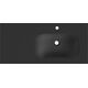 Mexen Vela umywalka wpuszczana w blat prawa 101 x 46,5 cm, czarna mat - 25231071P, 2 image