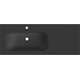Mexen Vela umywalka wpuszczana w blat lewa 121 x 46,5 cm, czarna mat - 25231271L, 2 image