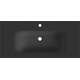 Mexen Vela umywalka wpuszczana w blat 101 x 46,5 cm, czarna mat - 25231071, 2 image