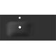 Mexen Vela umywalka wpuszczana w blat lewa 101 x 46,5 cm, czarna mat - 25231071L, 2 image