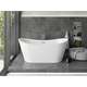 Mexen Montana wanna wolnostojąca 180 x 90 cm, biała, przelew chrom - 52011809000-01, 2 image