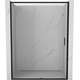 Mexen Exo drzwi prysznicowe rozsuwane 130 cm, transparent, czarne - 8151-130-000-70-00