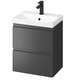 Cersanit Шкафчик для ванной MODUO SLIM 50 Anthracite