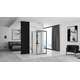 Rea Sanitary Kabina Prysznicowa Przyścienna Rea Rapid Swing Black, 2 image