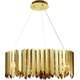 Toolight Lampa sufitowa metalowa APP1764-8CP GOLD