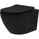 Rea Sanitary Misa WC podwieszana Rea Carlo Mini Tornado NF CZARNA MATOWA