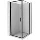 Mexen Exo kabina prysznicowa uchylna 85 x 85 cm, transparent, czarna - 817-085-085-70-00