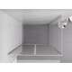 Mexen Exo kabina prysznicowa uchylna 80 x 90 cm, transparent, chrom - 8182-080-090-01-00, изображение 5