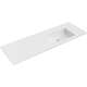 Mexen Otis umywalka wpuszczana w blat prawa 141 x 46,5 cm, biała mat - 25181401P