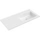 Mexen Otis umywalka wpuszczana w blat prawa 101 x 46,5 cm, biała połysk - 25181000P