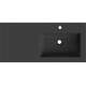 Mexen Otis umywalka wpuszczana w blat prawa 101 x 46,5 cm, czarna mat - 25181071P, 2 image