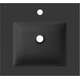 Mexen Otis umywalka wpuszczana w blat 51 x 46,5 cm, czarna mat - 25185071, 2 image