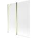 Mexen Flip parawan nawannowy 1-skrzydłowy 140 x 150 cm, szron, złoty - 894-140-101-50-30