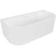 Mexen Sella wanna wolnostojąca przyścienna ryflowana 170 x 80 cm, biała mat, przelew biały - 52711708001-20