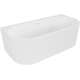 Mexen Sella wanna wolnostojąca przyścienna ryflowana 170 x 80 cm, biała połysk, przelew biały - 52711708000-20