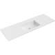 Mexen Otis umywalka wpuszczana w blat 141 x 46,5 cm, biała mat - 25181401