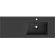 Mexen Otis umywalka wpuszczana w blat prawa 121 x 46,5 cm, czarna mat - 25181271P, 2 image