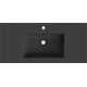 Mexen Otis umywalka wpuszczana w blat 101 x 46,5 cm, czarna mat - 25181071, 2 image