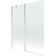 Mexen Flip parawan nawannowy 1-skrzydłowy 140 x 150 cm, transparent, chrom - 894-140-101-01-00
