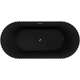 Mexen Paola wanna wolnostojąca ryflowana 150 x 75 cm, czarna mat, przelew różowe złoto - 52721507571-60, изображение 2