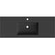 Mexen Otis umywalka wpuszczana w blat 121 x 46,5 cm, czarna mat - 25181271, 2 image