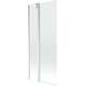 Mexen Flip parawan nawannowy 1-skrzydłowy 80 x 150 cm, transparent, chrom - 894-080-101-01-00