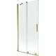 Mexen Velar parawan nawannowy 2-skrzydłowy przesuwny 95 x 150 cm, transparent, złoty - 896-095-000-01-50