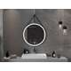 Mexen Reni lustro łazienkowe podświetlane, okragłes 80 cm, LED 6000K, antypara, rama czarna - 9812-080-080-611-70, 4 image