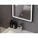 Mexen Coro lustro łazienkowe podświetlane 50 x 150 cm, LED 6000K, antypara, czarna rama - 9817-050-150-611-70, 5 image