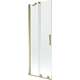 Mexen Velar parawan nawannowy 2-skrzydłowy przesuwny 70 x 150 cm, transparent, złoty - 896-070-000-01-50