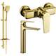 Mexen Lynx DQ62 zestaw prysznicowy, złoty - 745914DQ62-50