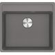Franke MRG 610-52 A fragranīta izlietne ar PushKnob vadības ventīli 3 1/2'', 560x510mm, pelēka - gab.