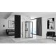 Rea Sanitary Kabina Prysznicowa Przyścienna Rapid Fold Black, 3 image