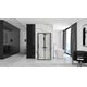 Rea Sanitary Kabina Prysznicowa Przyścienna Rapid Slide Black, 3 image
