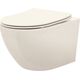 Rea Sanitary Misa WC podwieszana REA Carlo Mini Rimless Ecru