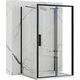 Rea Sanitary Kabina Prysznicowa Przyścienna Rapid Slide Black