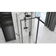Rea Sanitary Kabina Prysznicowa Przyścienna Rapid Slide Black, изображение 2